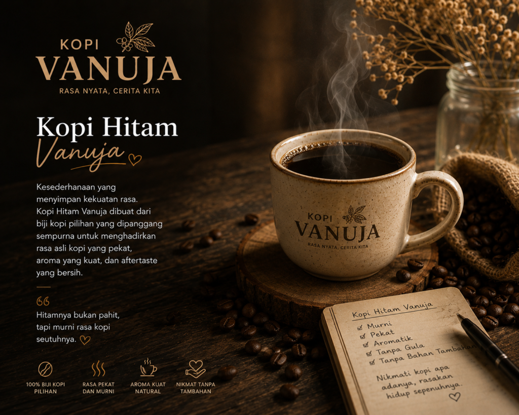 Kopi Hitam Vanuja