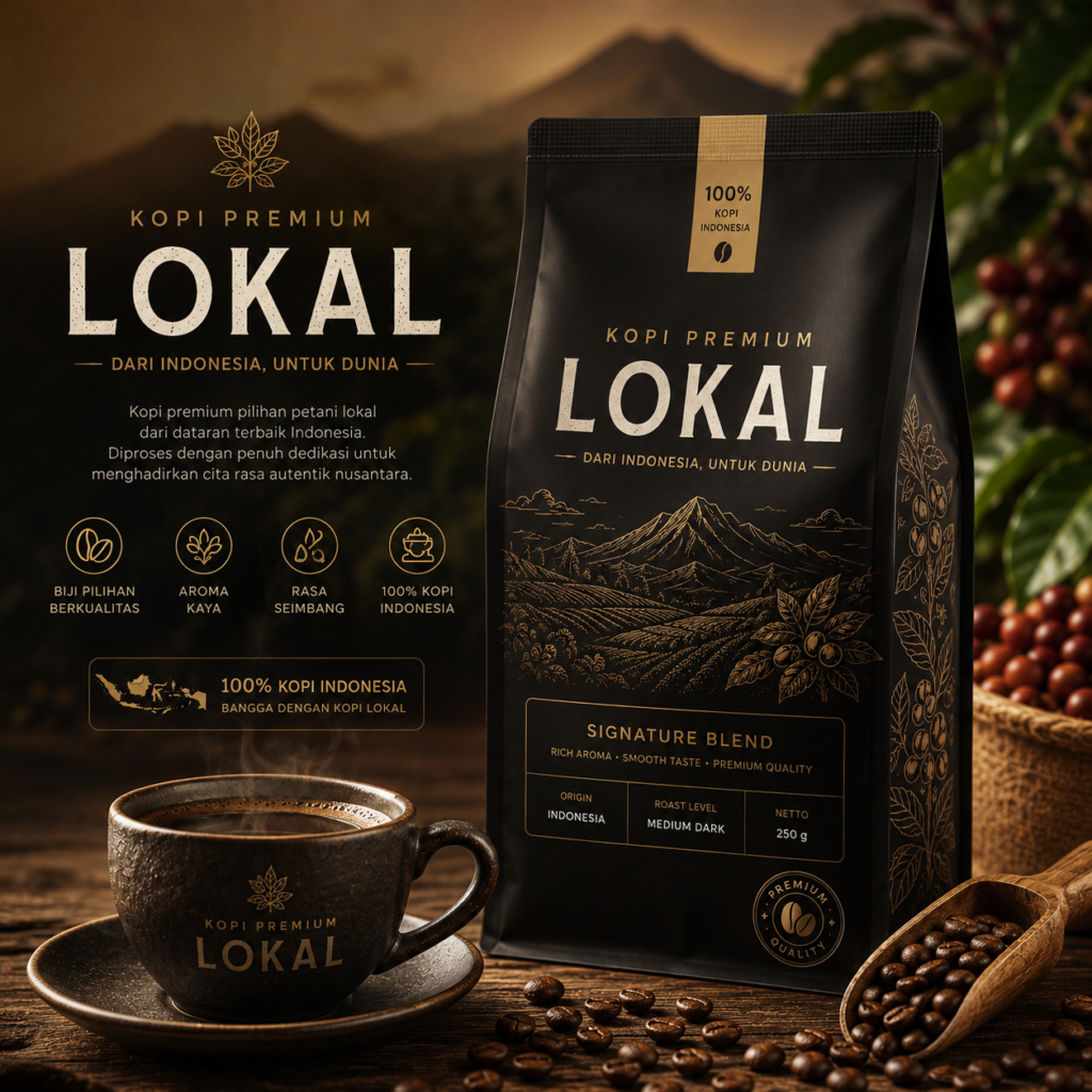 Kopi premium lokal