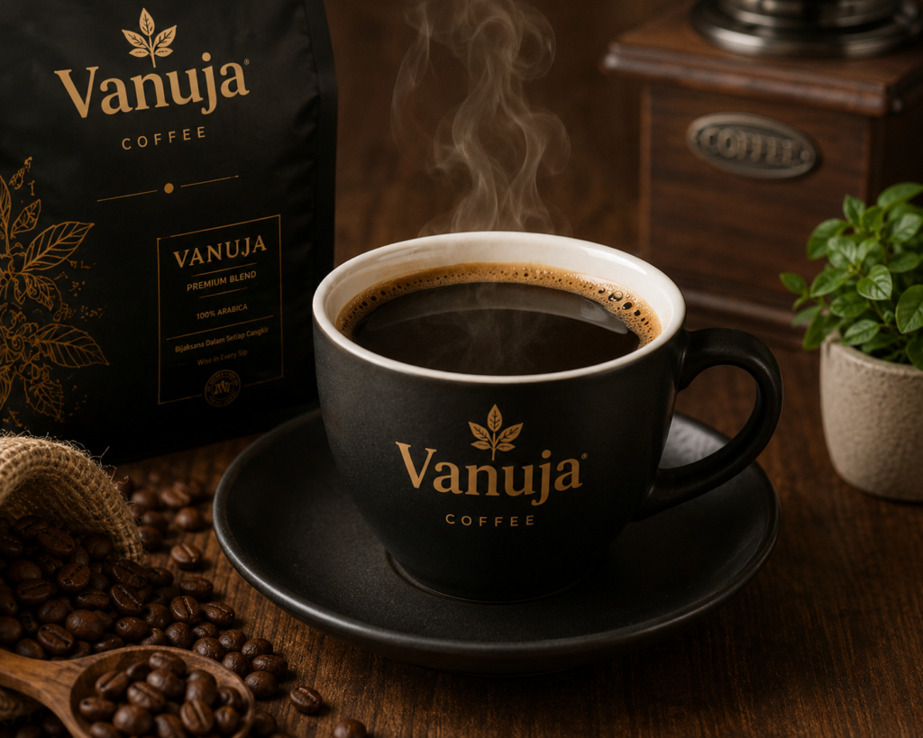 Secangkir kopi Vanuja